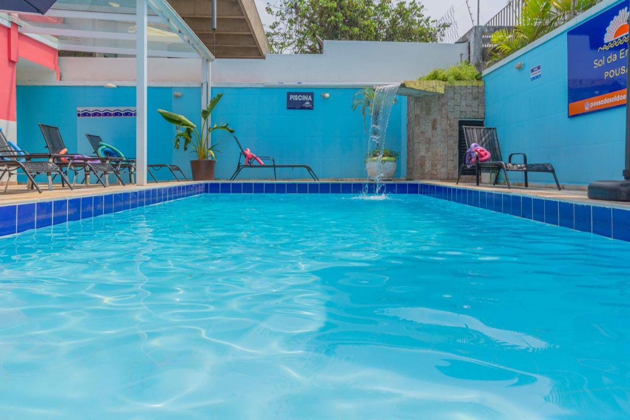 Pousada Sol Da Enseada Guaruja Inn - Piscina Aquecida Esterno foto